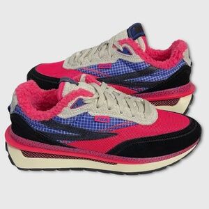 Fila Renno Sneakers / Shoes - NEW Womens Size 7 Black / Pink - #44815-TOP